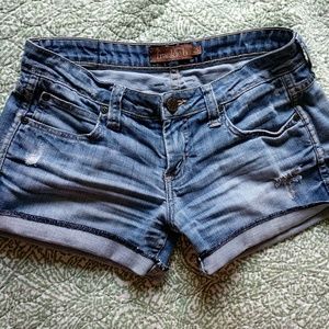 Denim shorts